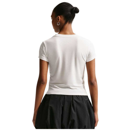 Nike Γυναικεία κοντομάνικη μπλούζα Sportswear Chill Knit Slim Cropped T-Shirt